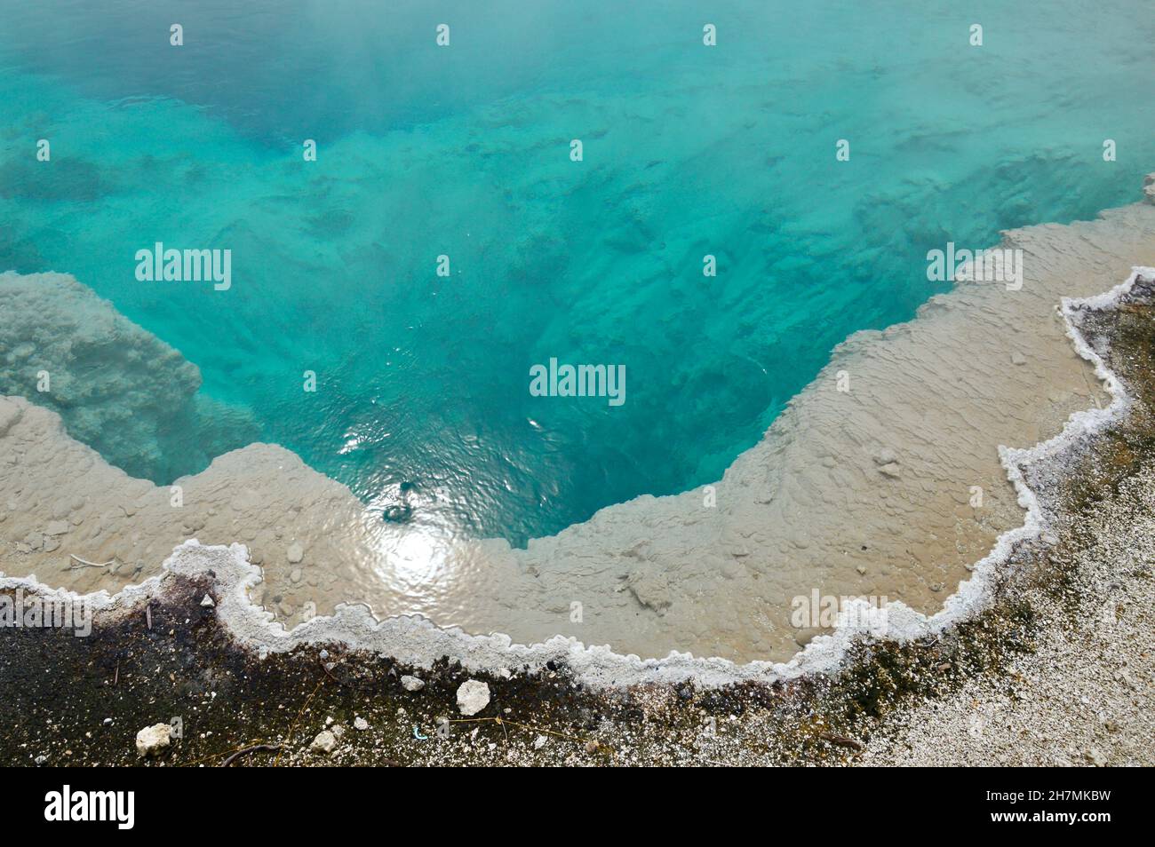 atemberaubende Farben - beauties of Yellowstone National Park Stock Photo