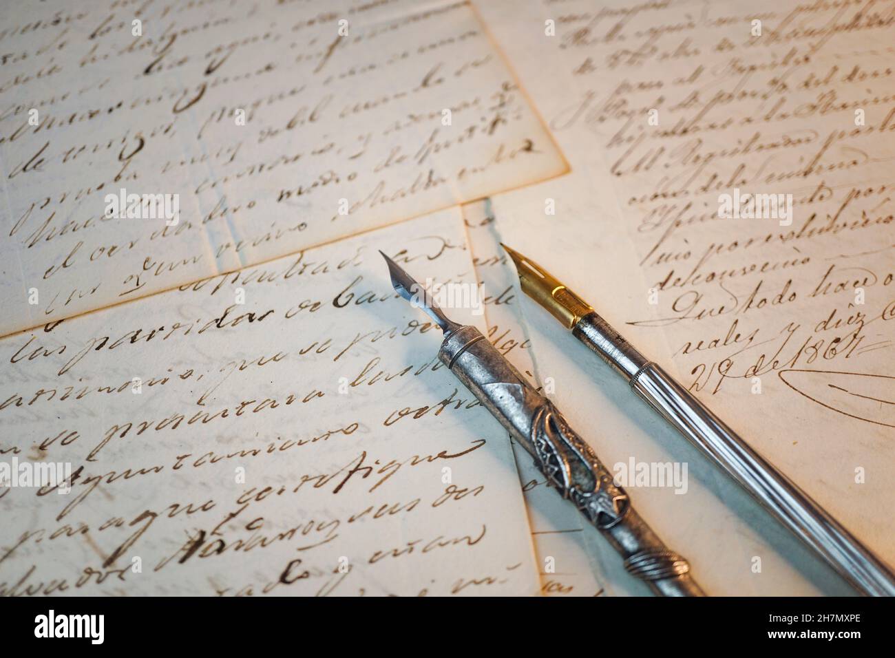 Cursive writing styles hi-res stock photography and images - Alamy