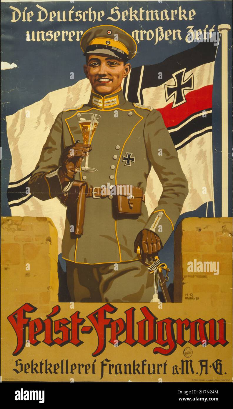 German World War One Propaganda - 92 Stock Photo