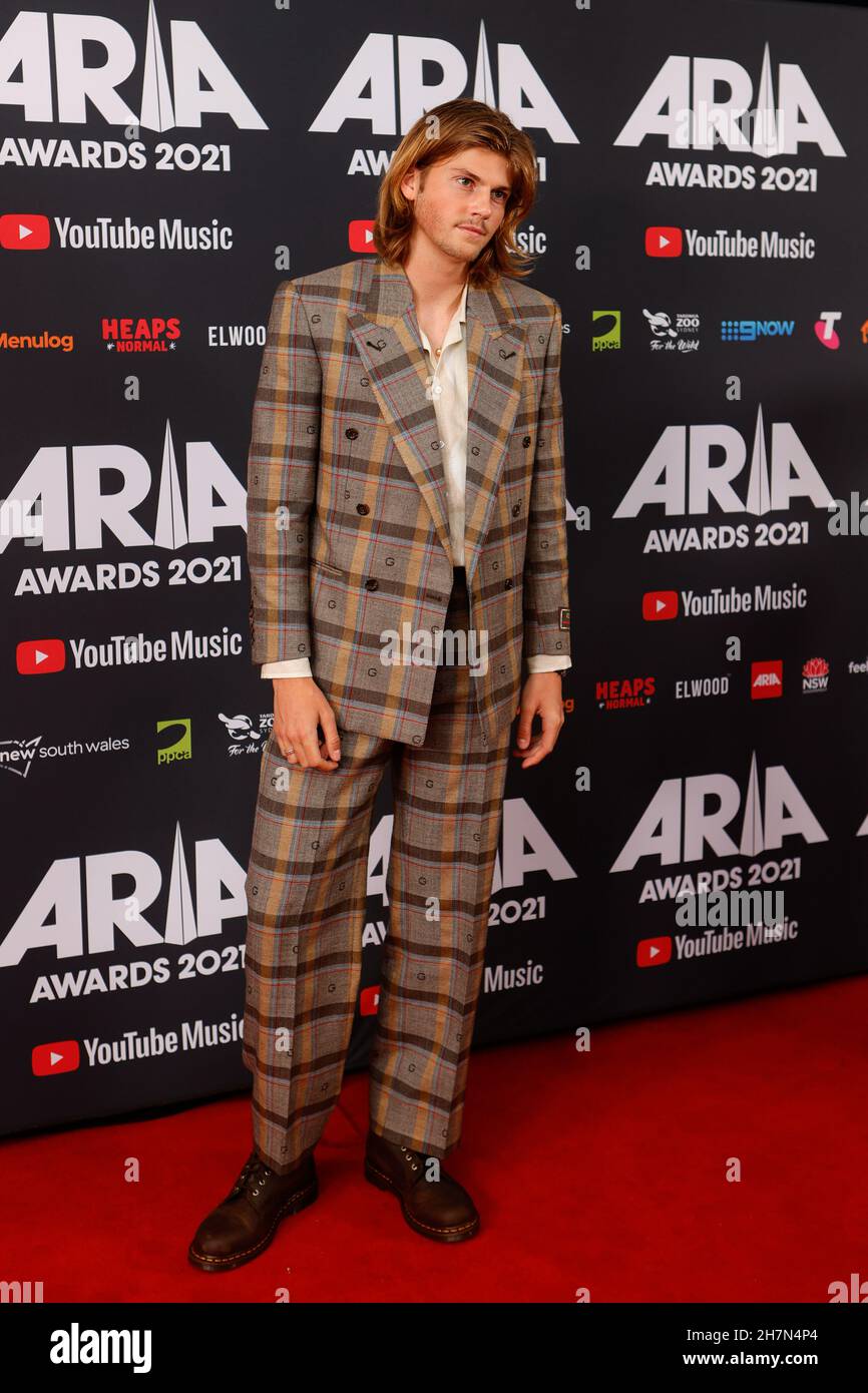 Australia Ruel Sydney, Australia, 24 November, 2021. Ruel arrives at the 2021 ARIA ...