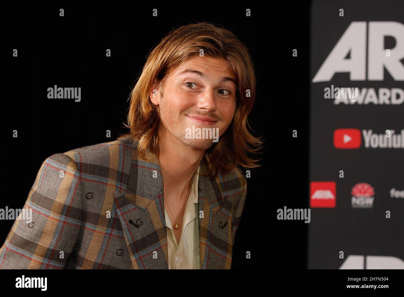 Australia Ruel Sydney, Australia, 24 November, 2021. Ruel arrives at the 2021 ARIA ...