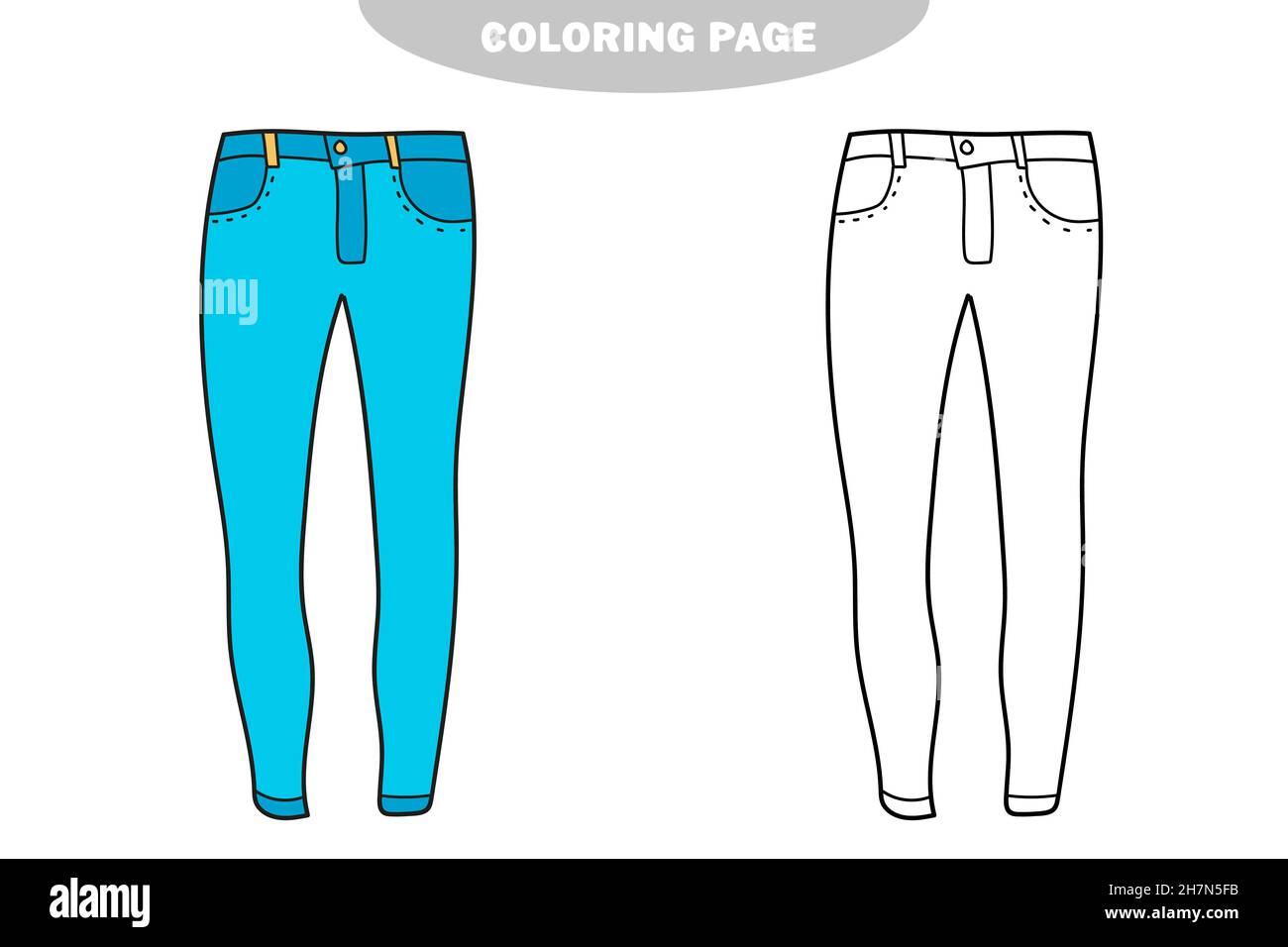 Pants Free Coloring Pages - Pants Coloring Pages - Coloring Pages For Kids  And Adults