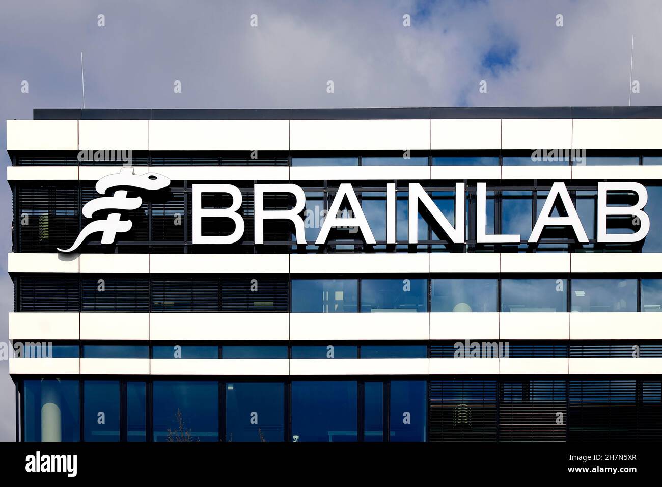 Logo Brainlab, medical technology company, Munich, Bavaria, Germany
