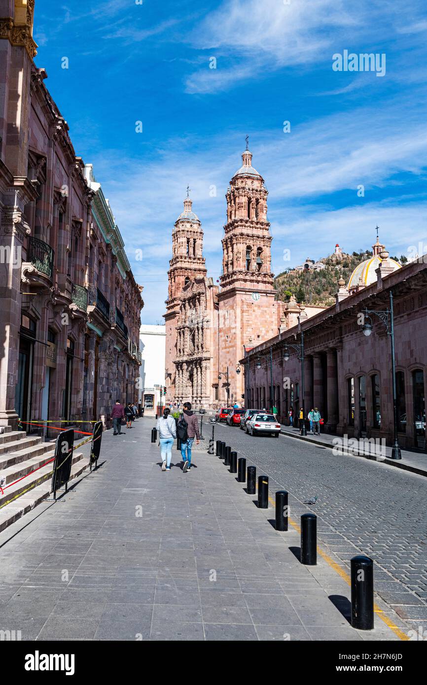 Cathedral Basilica of Zacatecas, Unesco site Zacatecas, Mexico Stock