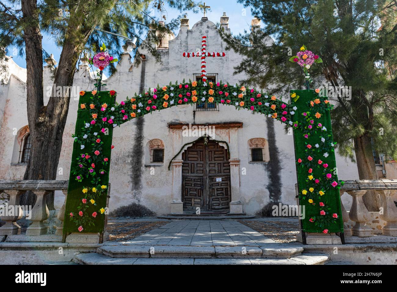 The sanctuary Atotonilco pilgrim town, Guanajuato, Mexico Stock Photo