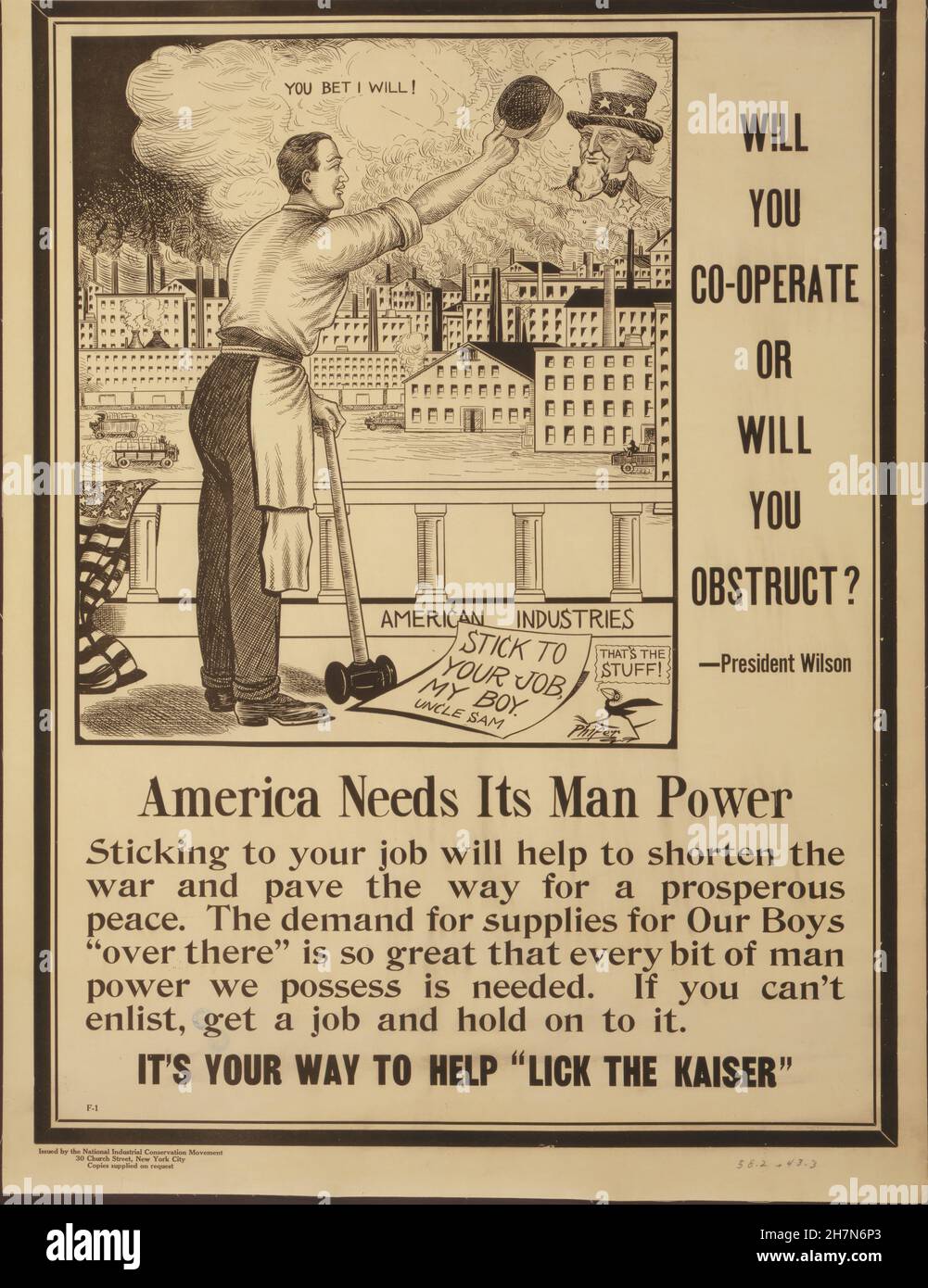 U.S World War One Propaganda - 106 Stock Photo - Alamy