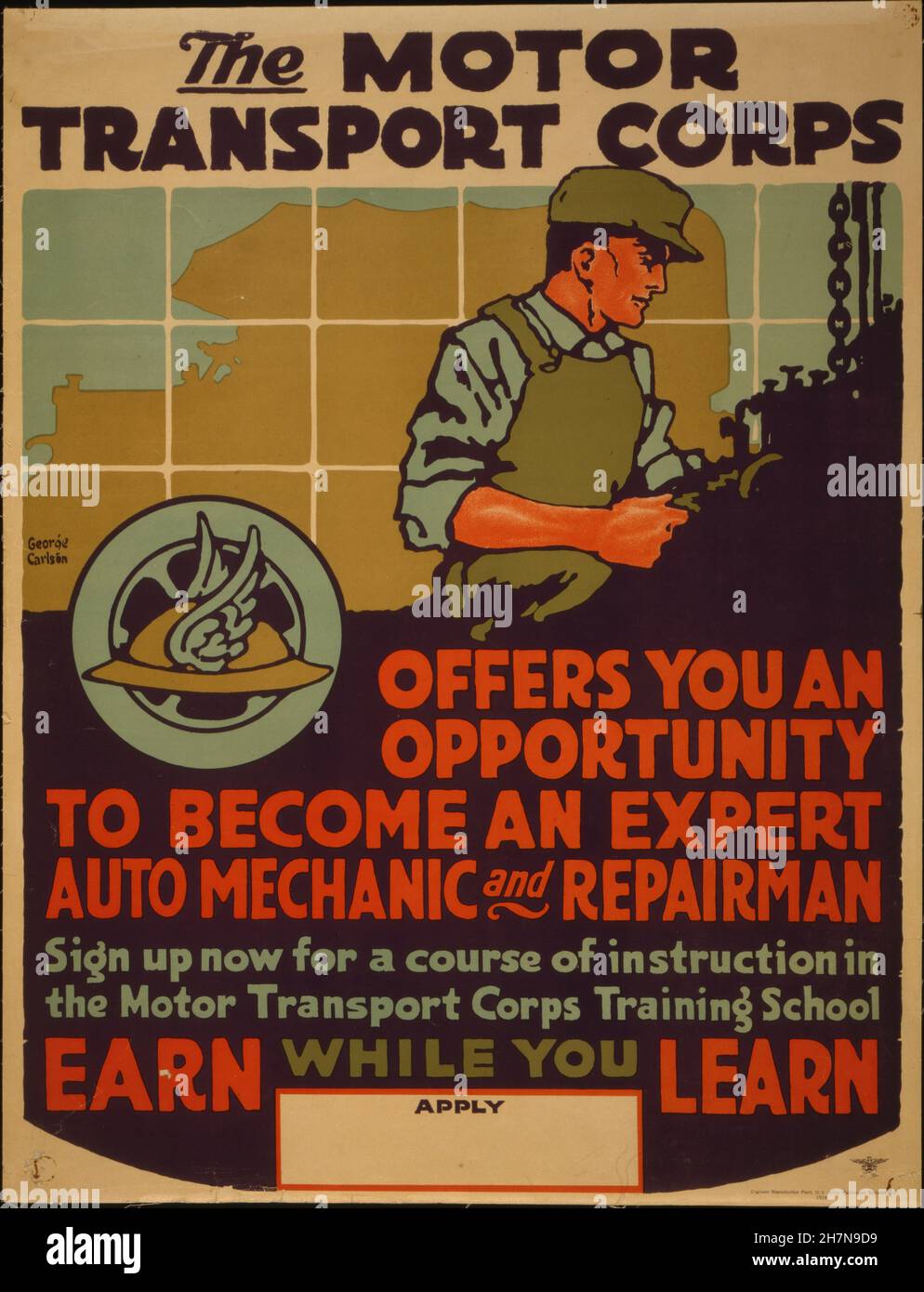 U.S World War One Propaganda - 1919 - 38 Stock Photo