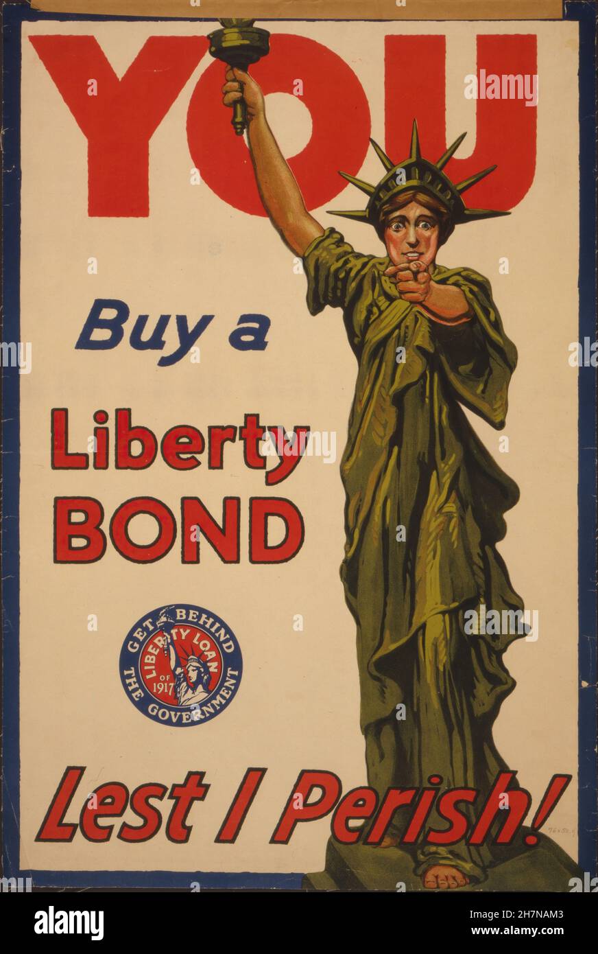 War Loan Poster U.S World War One Propaganda 169 Stock Photo Alamy
