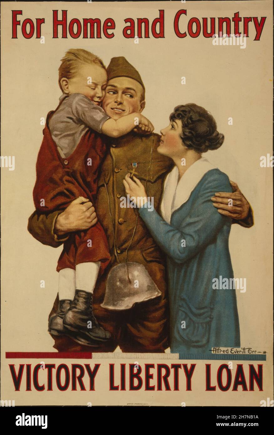 War Loan Poster U.S World War One Propaganda 359 Stock Photo Alamy