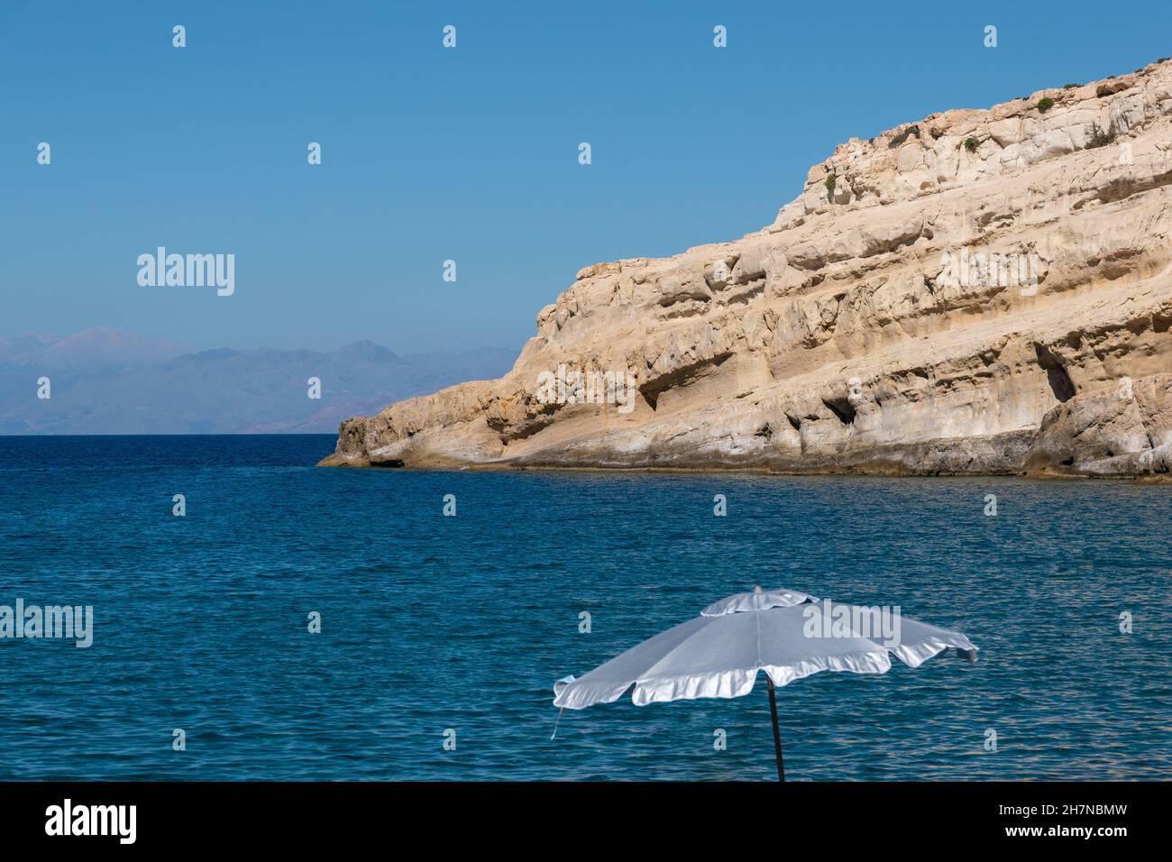 Caves on matala beach hi-res stock photography and images - Alamy