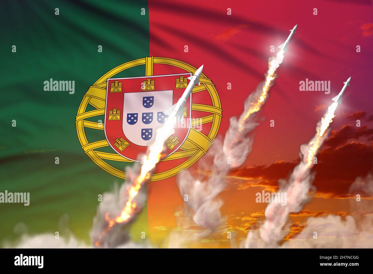 Portuguese Model Rockets Portugal supersonic warhead launch - modern strategic nuclear rocket ...