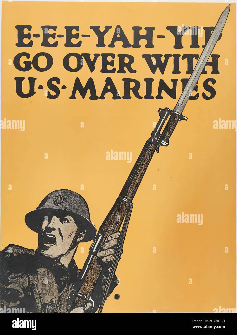 E E E Yah Yip Go Over With Us Marines World War One U S A Propaganda e-e-e-yah-yip-go-over-with-us-marines-world-war-one-u-s-a-propaganda