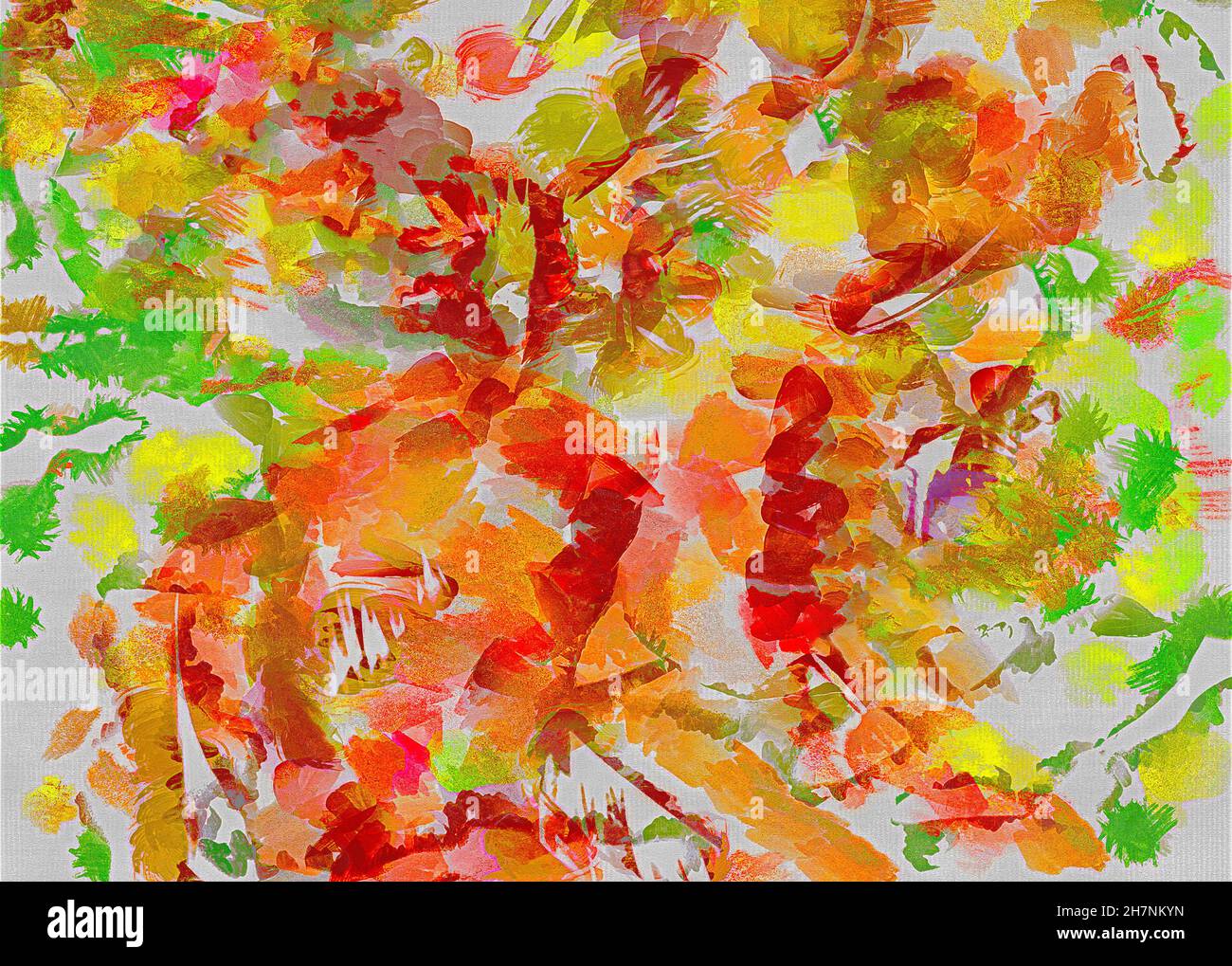 Abstract watercolor background. Colored splashes and brush strokes Stock Photo