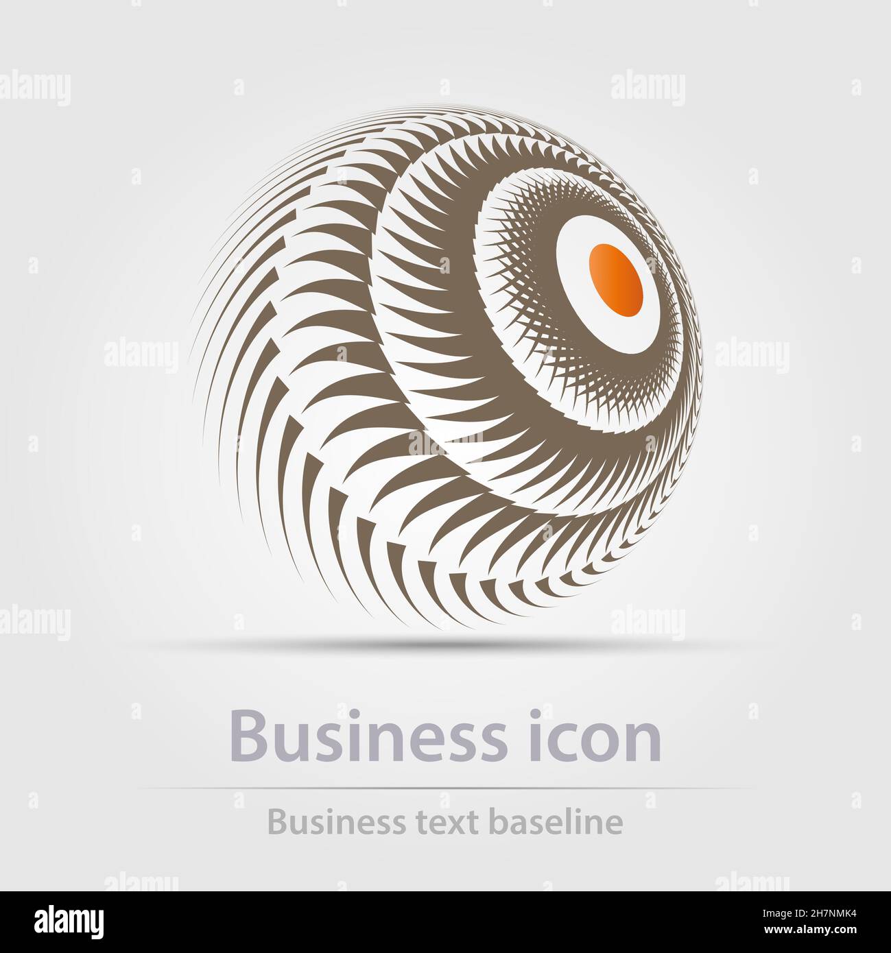Originally designed color abstract vector business icon for creative design tasks Stock Vector