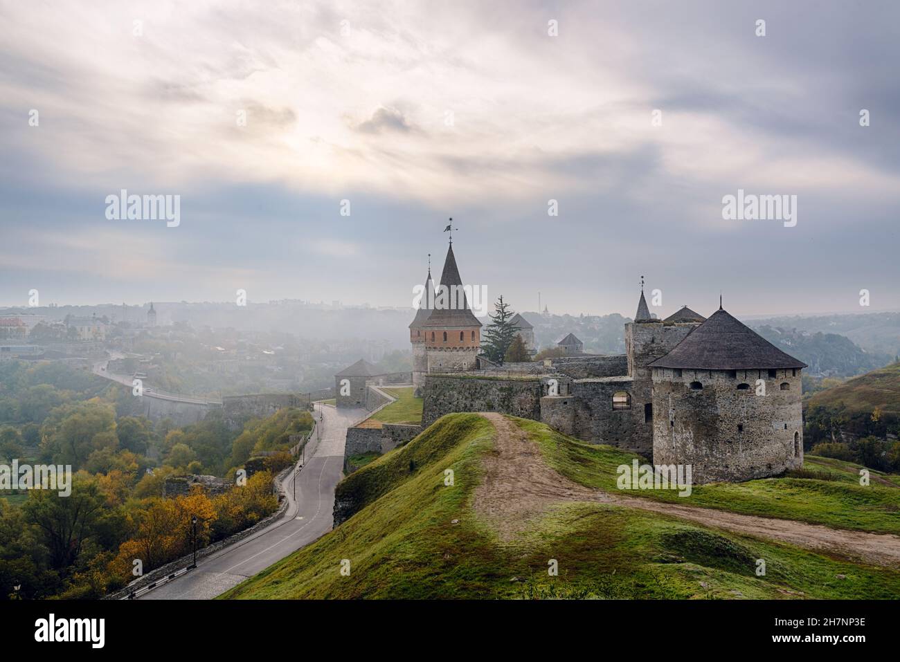 Beautiful misty view ancient city hi-res stock photography and images ...