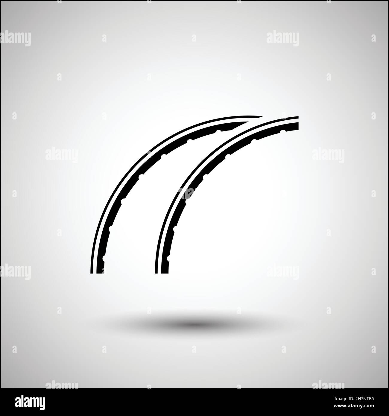 Bicycle rims. Vector icon. Bicycle accessories vector icon Stock Vector