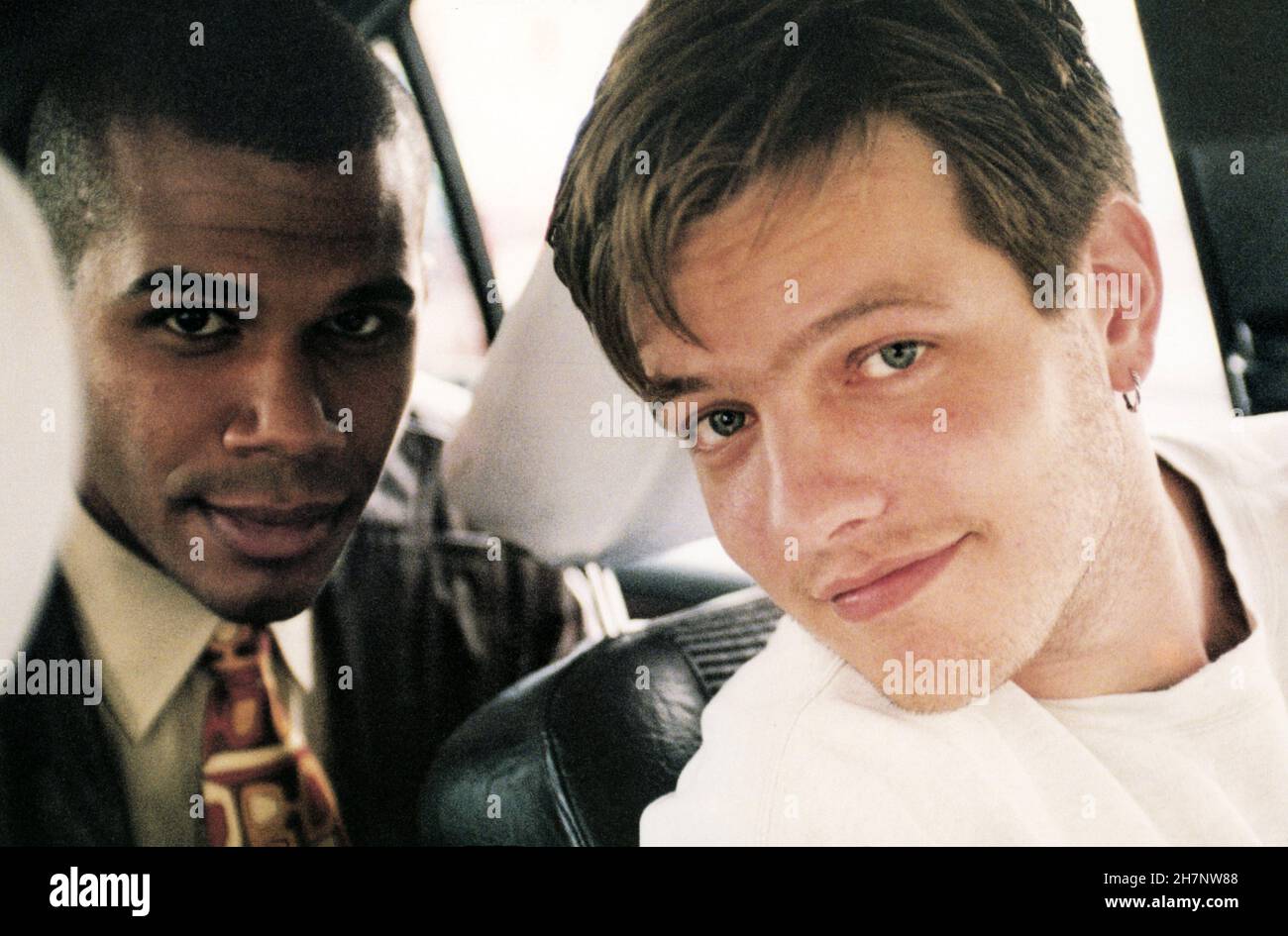 Festen Director : Thomas Vinterberg Year : 1998 Denmark / Sweden Gbatokai  Dakinah, Thomas Vinterberg (as taxi driver Stock Photo - Alamy