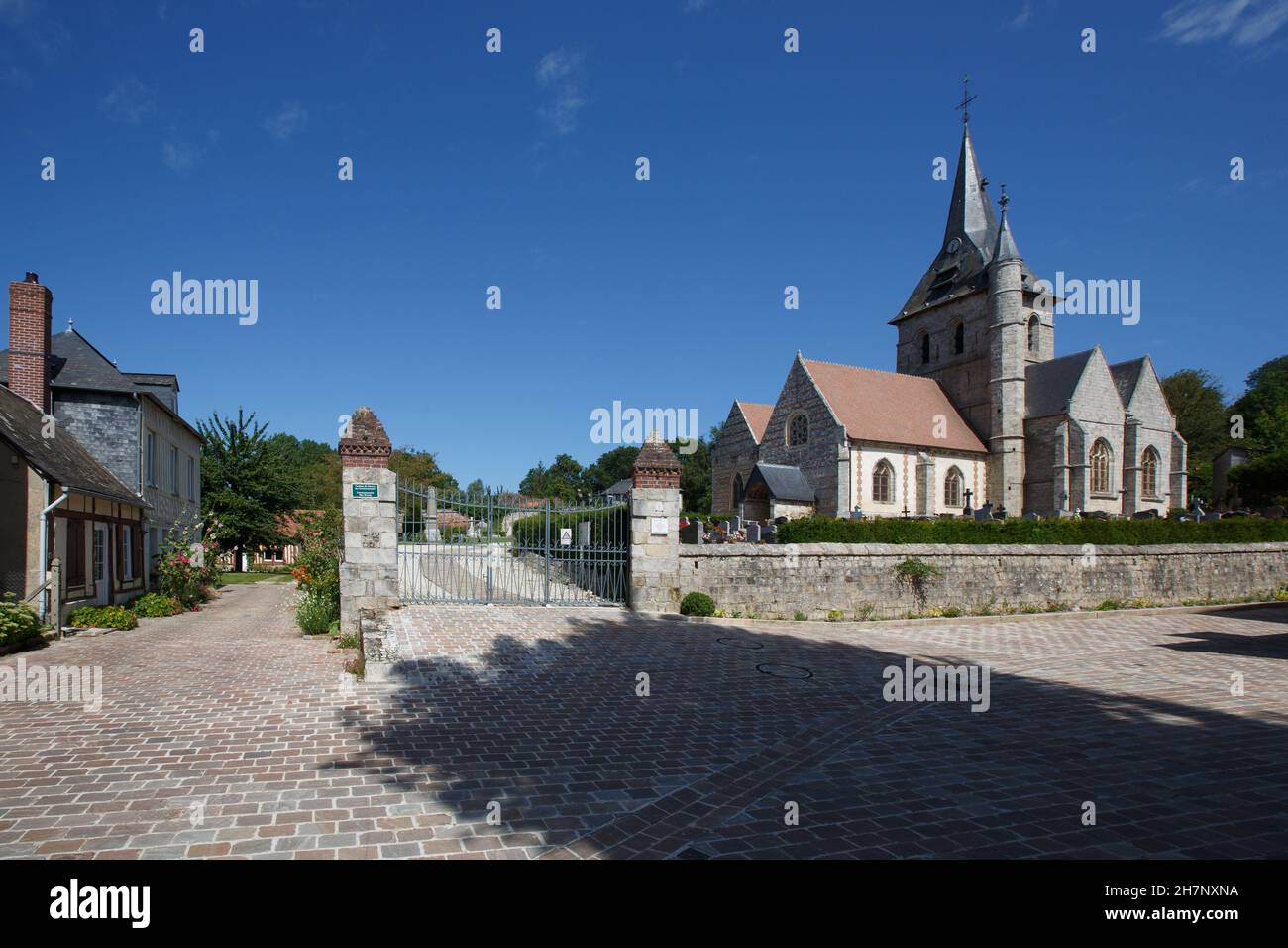 France, Normandy region, Seine-Maritime department, Communauté de Communes Terroir de Caux, Longueil Stock Photo