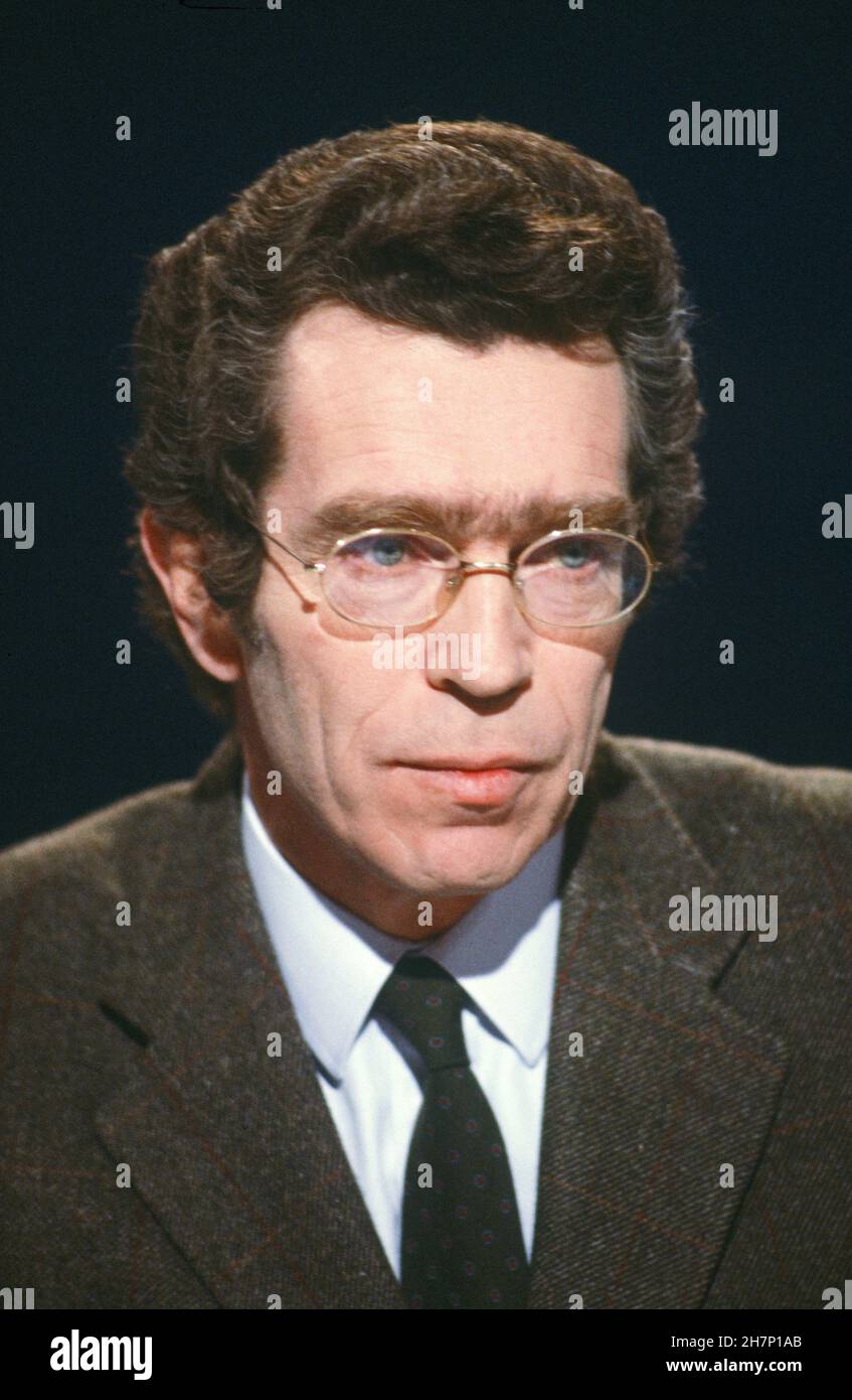 Pierre Joxe, then president of the Socialist group in the National Assembly. 1986 Stock Photo