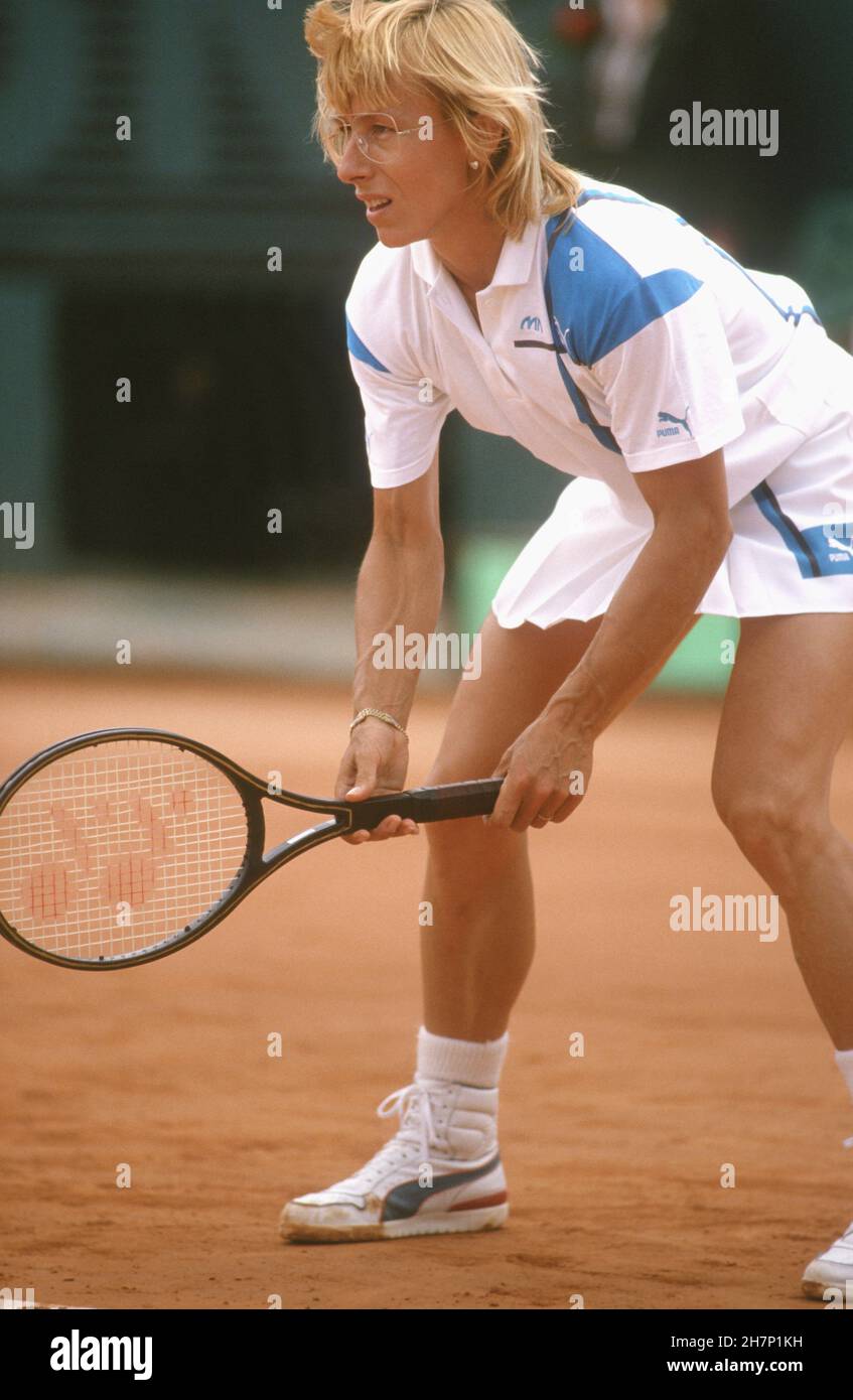 Womens tennis 1980s hi-res stock photography and images - Alamy