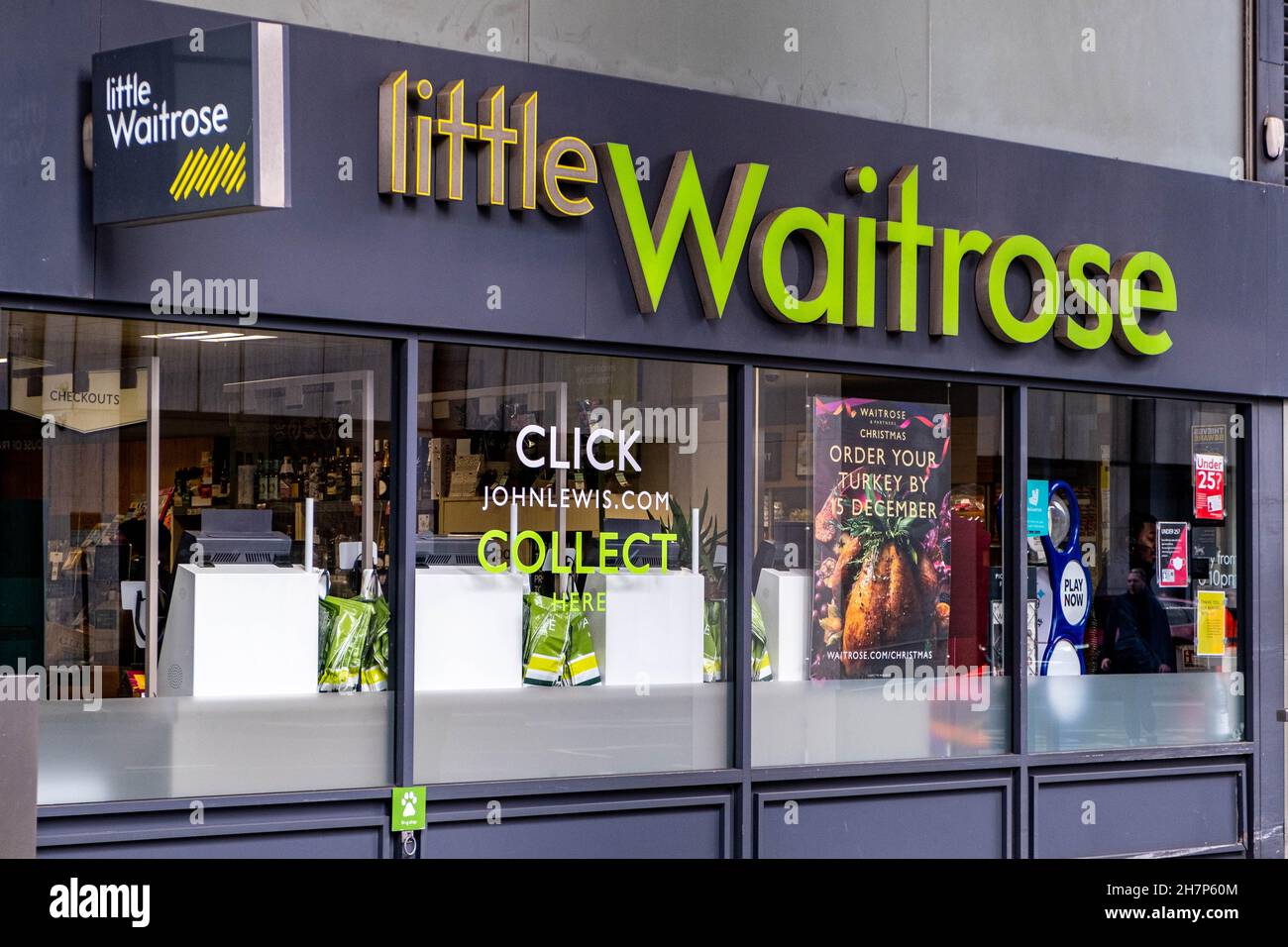 Victoria London England UK, November 21 2021, Little Waitrose