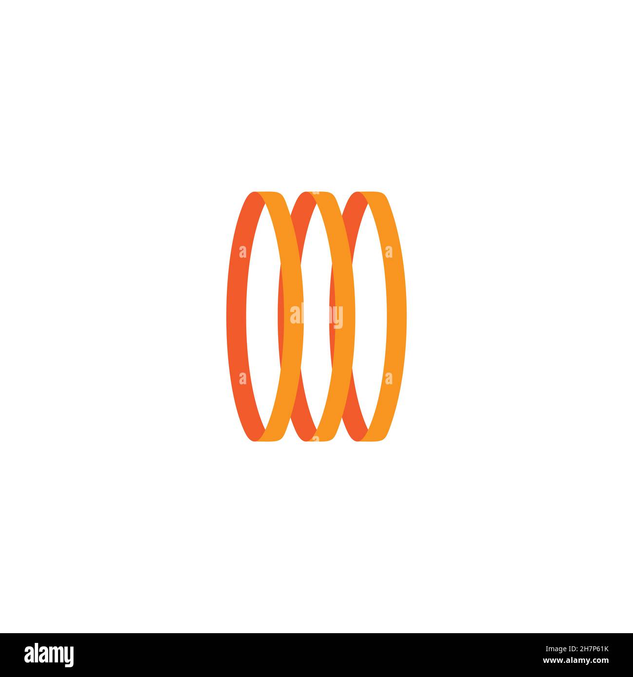 Gold rings cutout Stock Vector Images Alamy