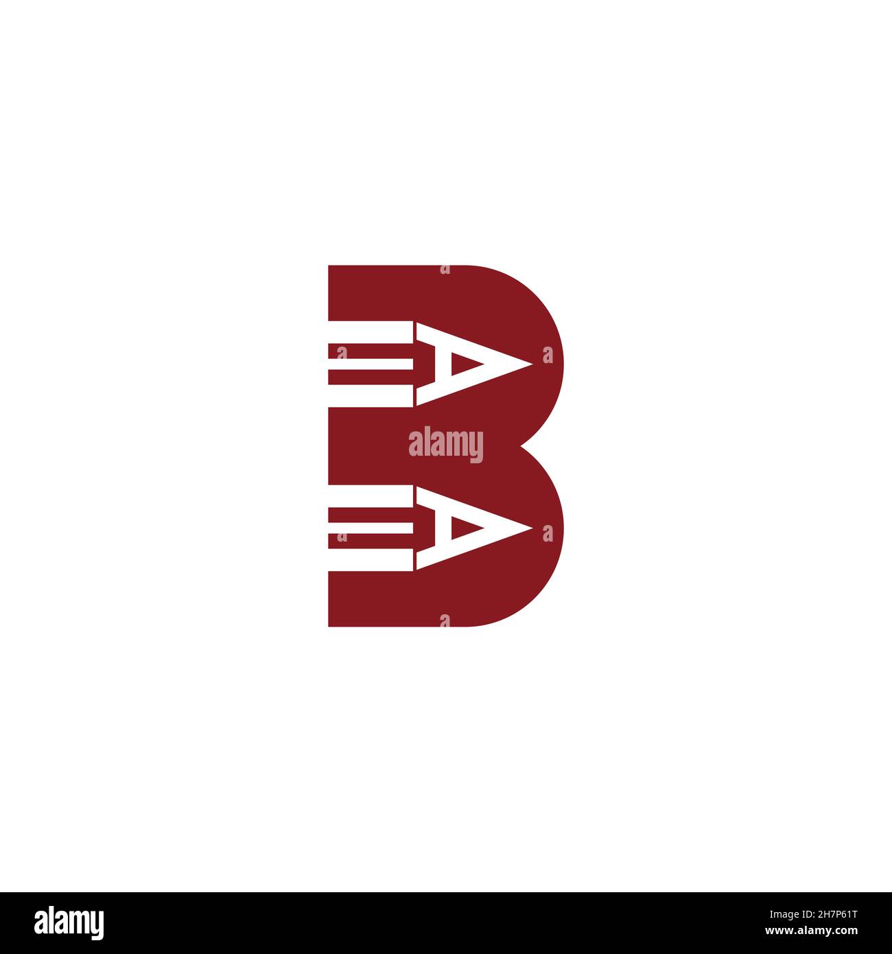 letter b pencil education shape learning symbol logo vector Stock Vector