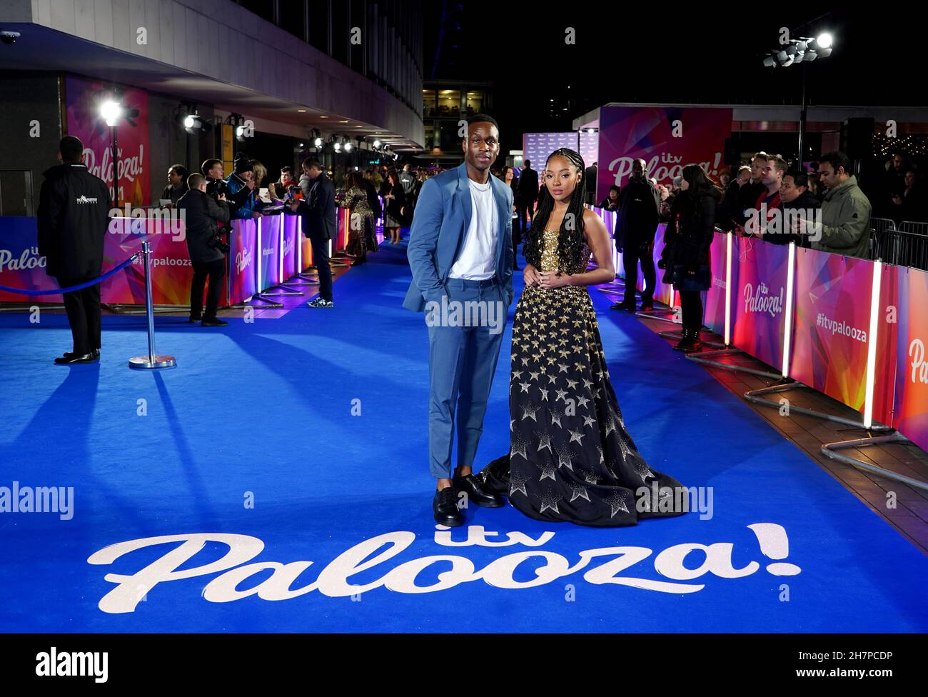 Patrick Martins and Karla-Simone Spence attending the ITV Palooza held ...