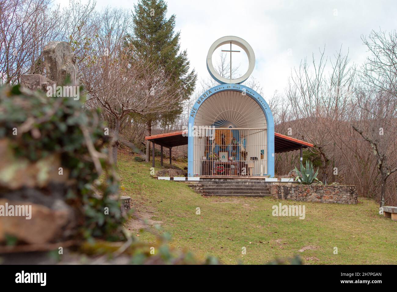 San Sebastian de Garabandal, Cantabria, Spain January 20, 2018 San
