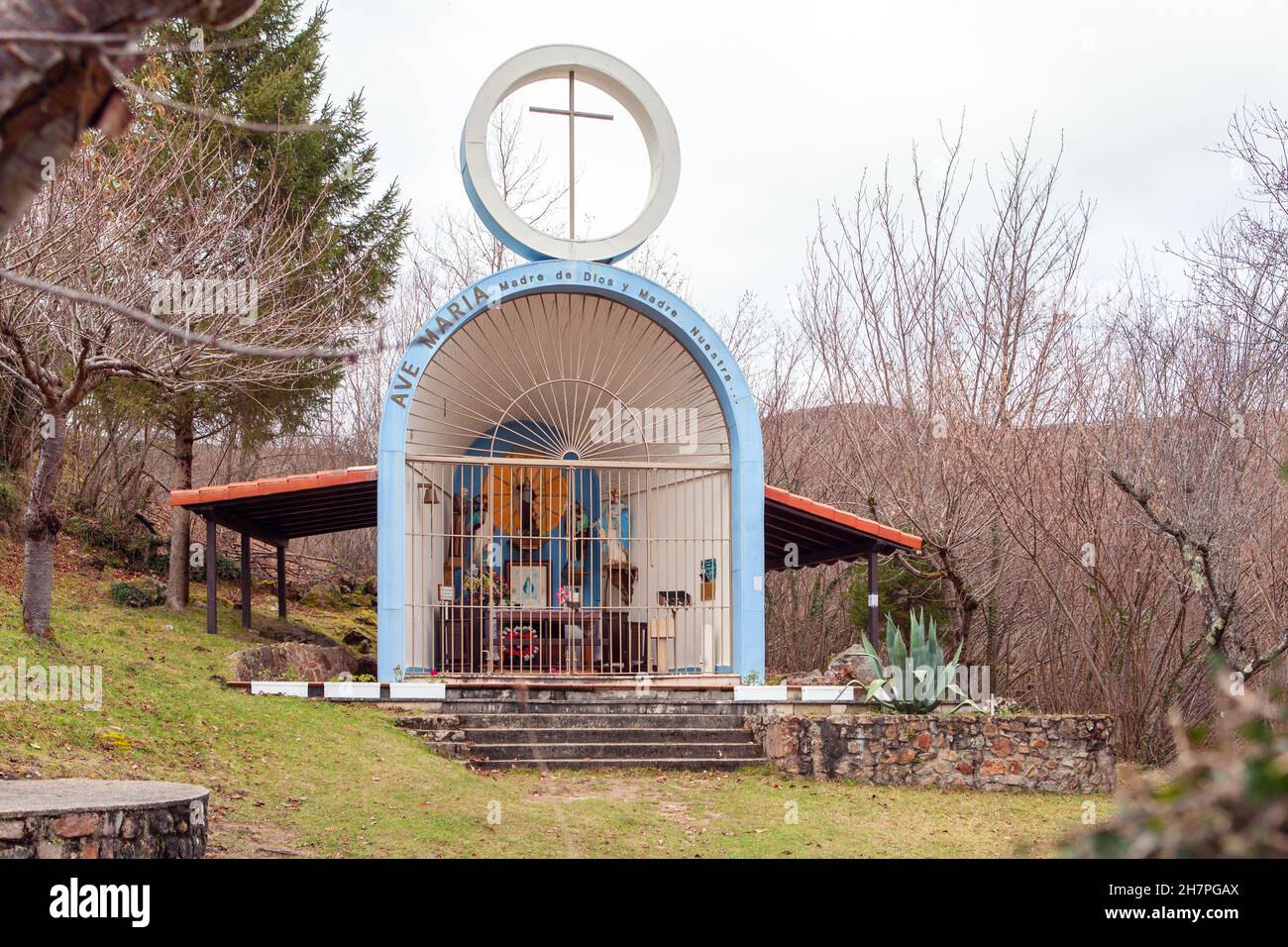San Sebastian de Garabandal, Cantabria, Spain January 20, 2018 San
