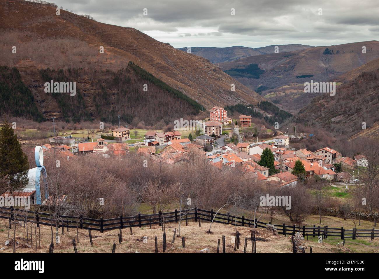 San Sebastian de Garabandal, Cantabria, Spain January 20, 2018 San
