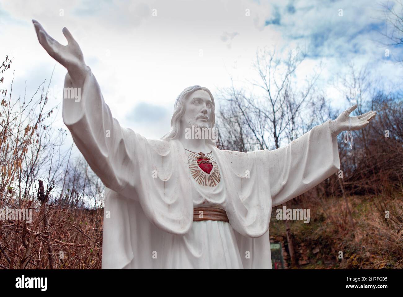 San Sebastian de Garabandal, Cantabria, Spain January 20, 2018 San