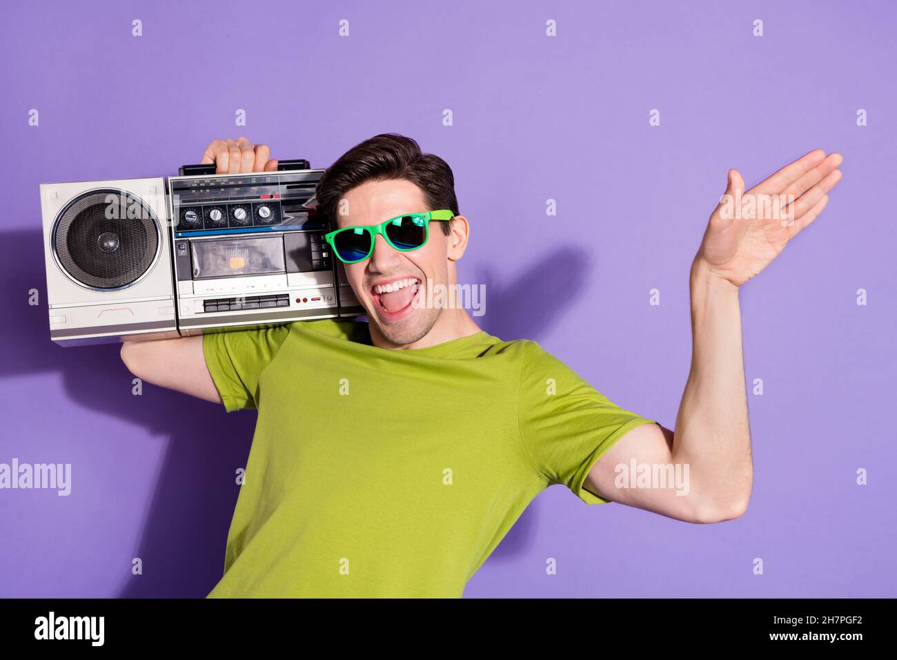 Carrying Boombox