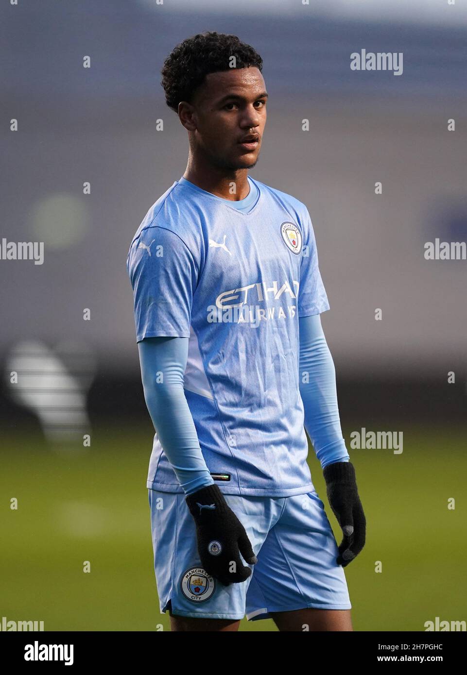 Manchester City's Oscar Bobb during the UEFA Youth League, Group A ...