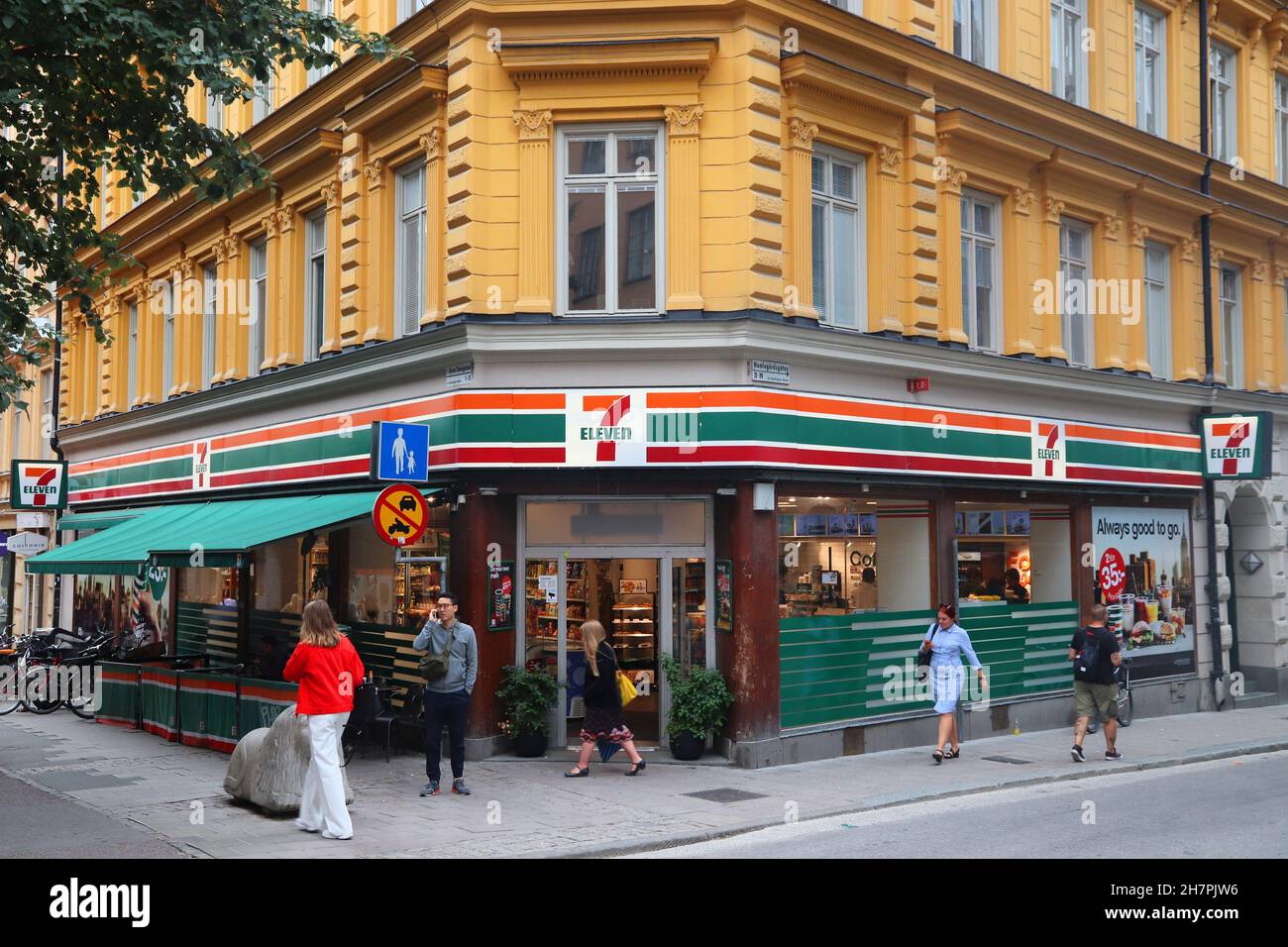 STOCKHOLM, SWEDEN AUGUST 24, 2018 7Eleven convenience store in
