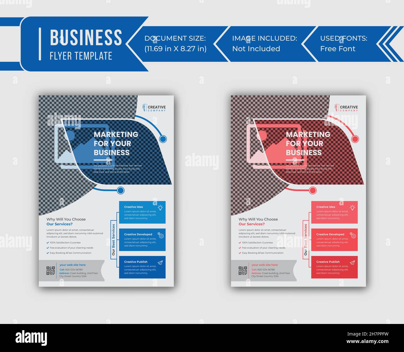 Marketing flyer vector vectors hi-res stock photography and images - Alamy
