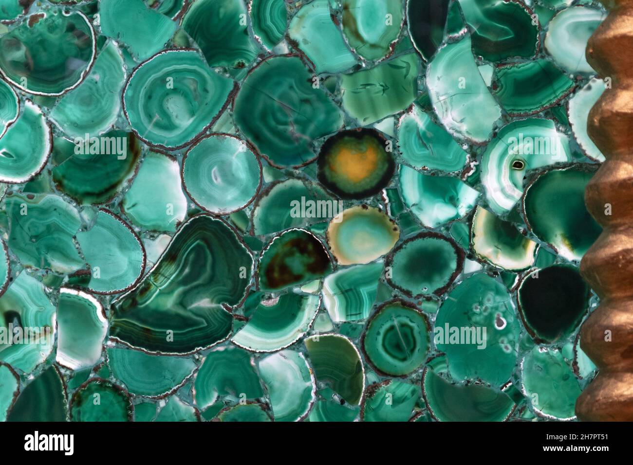 Alabaster green transparent stone wall detail Stock Photo Alamy