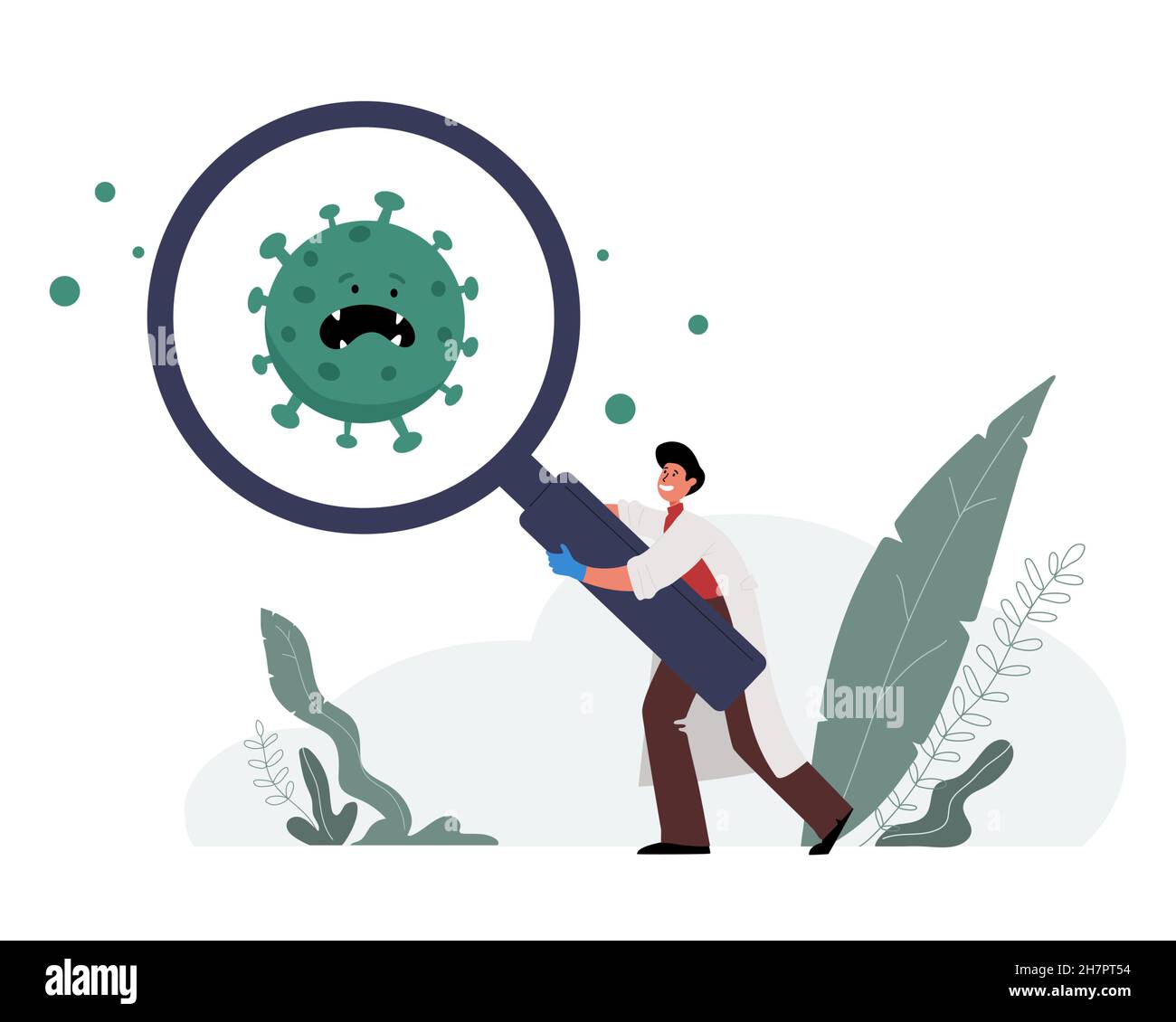 Covid 19 rapid testing Stock Vector Images - Alamy