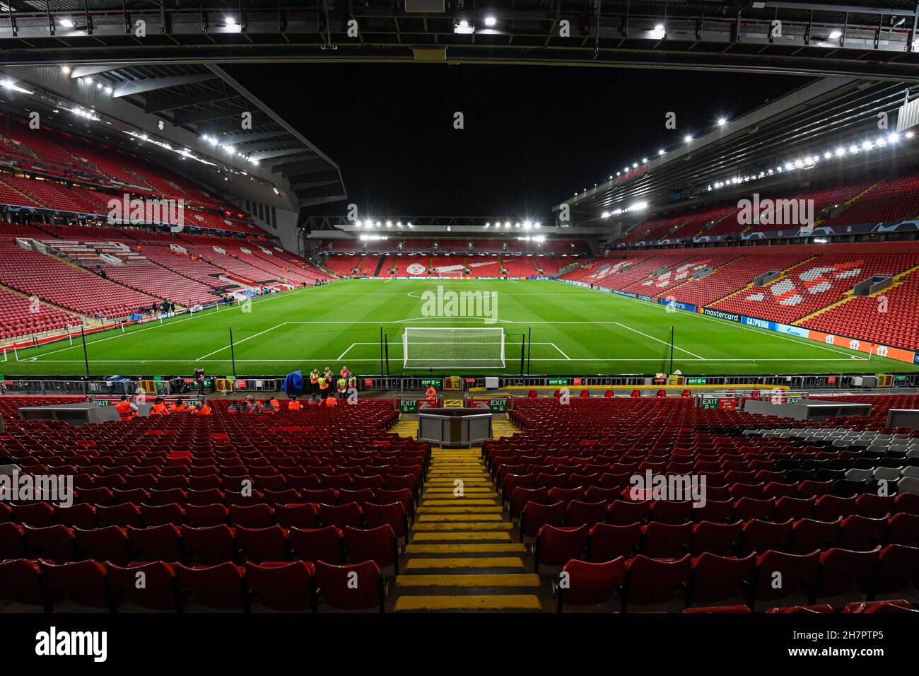 A general view of anfield stadium hires stock photography and images