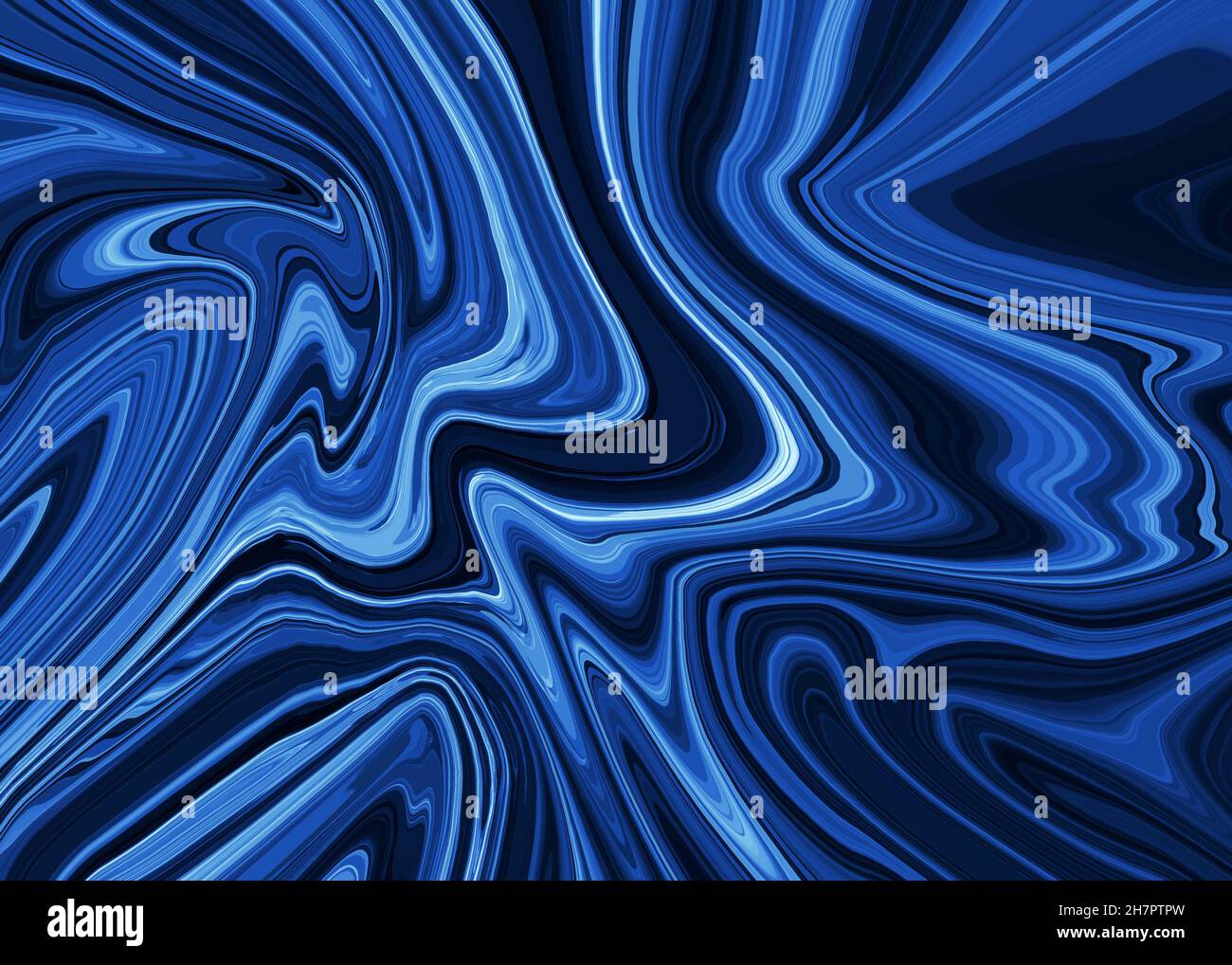 Luxury elagant blue Psychedelic liquid marble fluid abstract art