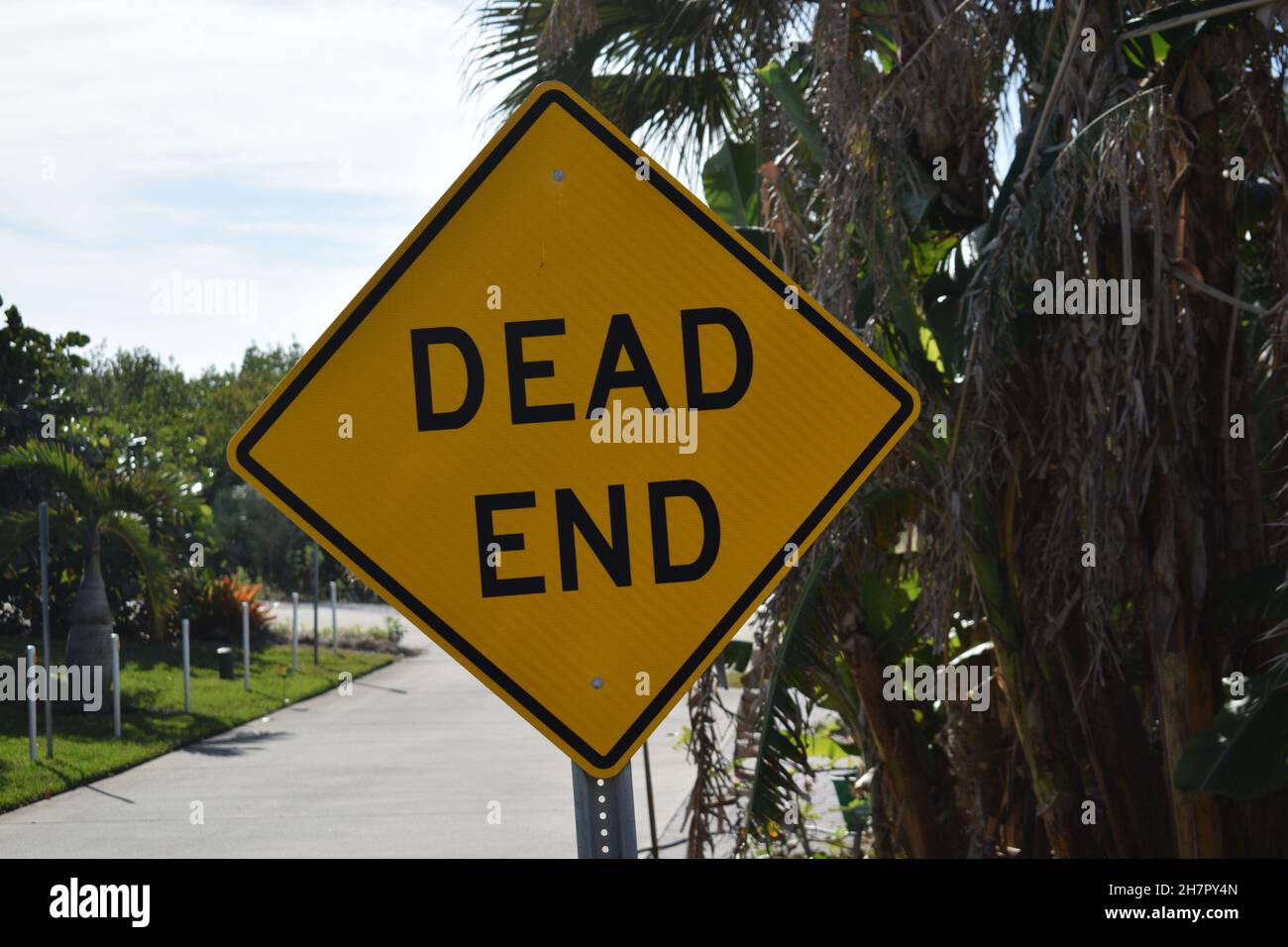 A Dead End sign. Stock Photo