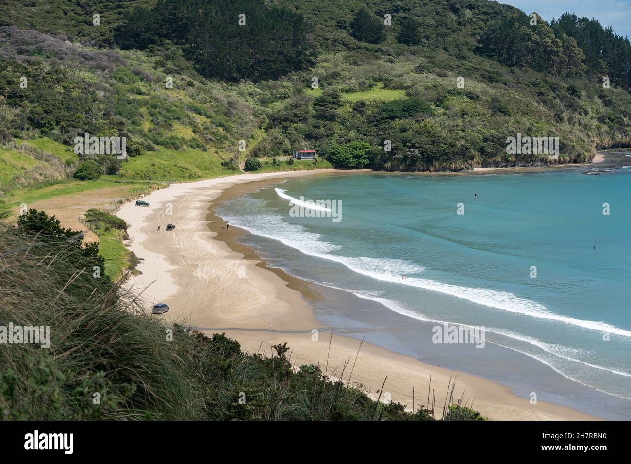 Ninety Mile Beach, New Zealand Stock Photo