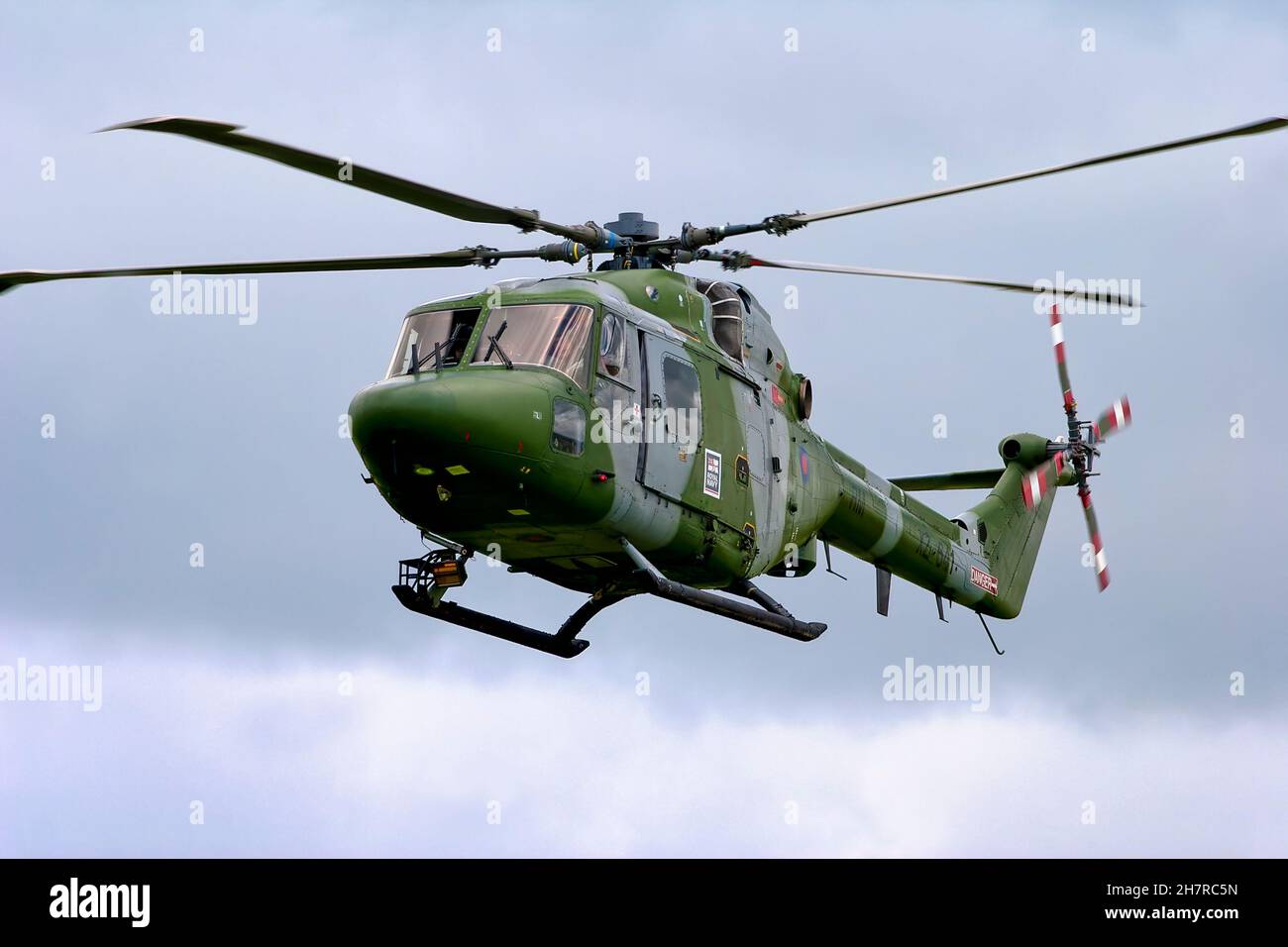 847 Naval Air Squadron, based at RNAS Yeovilton, Westland Lynx AH.7 helicopter, XZ641, used by the Royal Marines at the 2007 RNAS Yeovilton Air Day Stock Photo