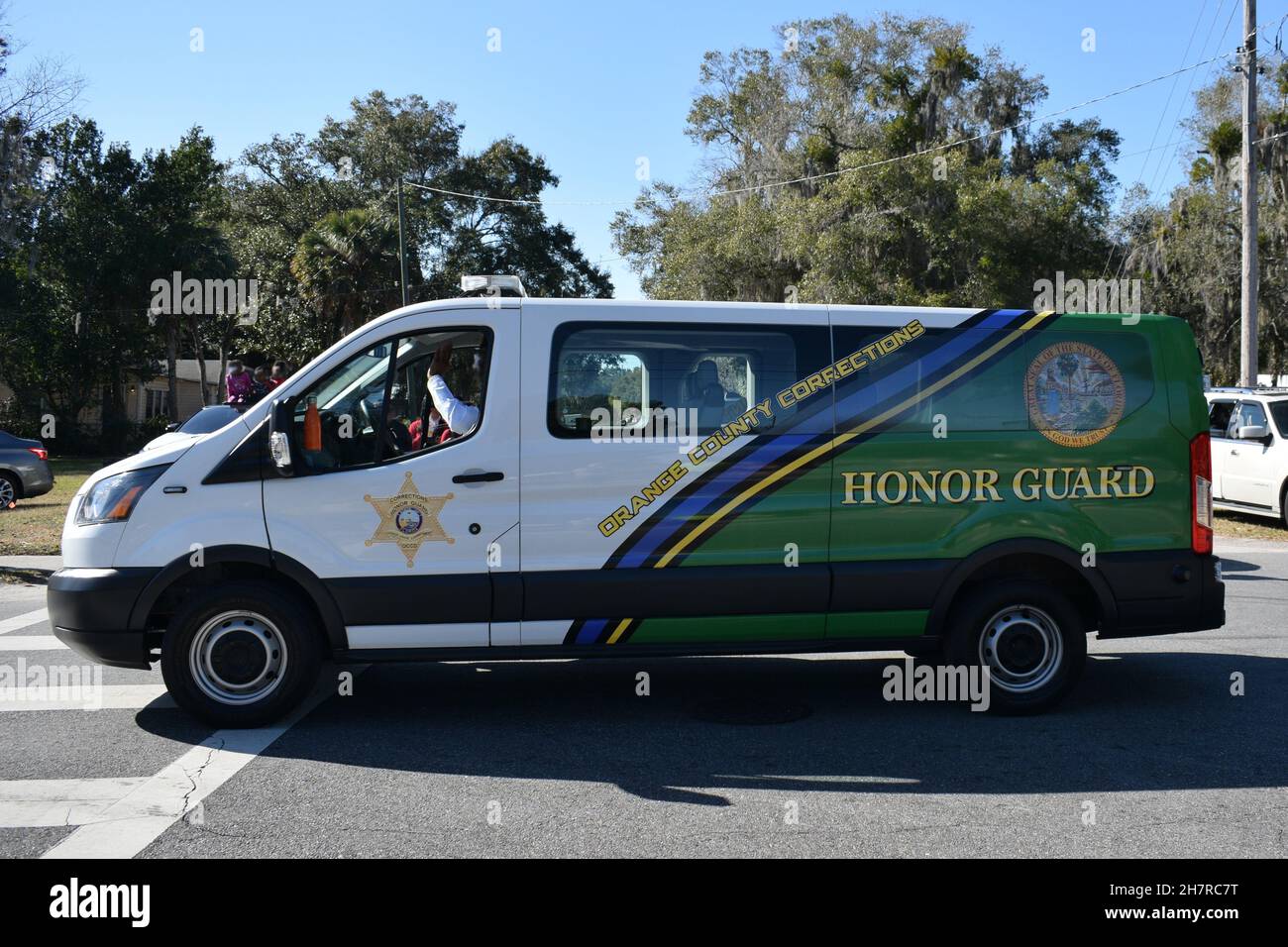 Florida Orange County Corrections Vehicle January 18, 2021 Stock Photo