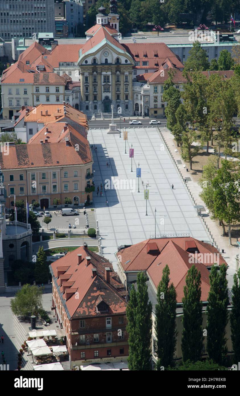 Ljubljana aerial view hi-res stock photography and images - Alamy