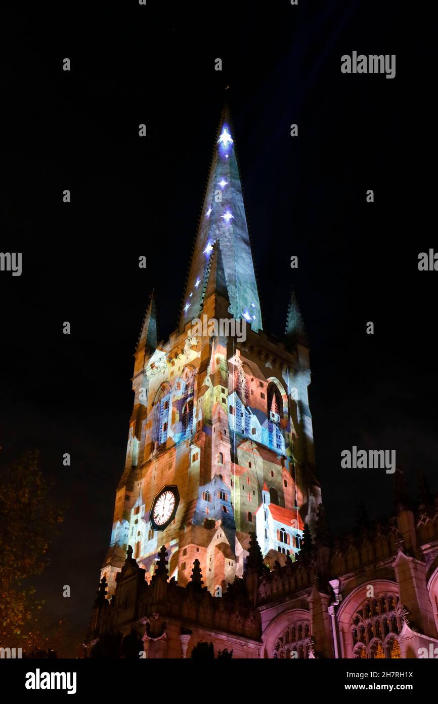 Creative artist Novak's 'Still' projection illumination display on