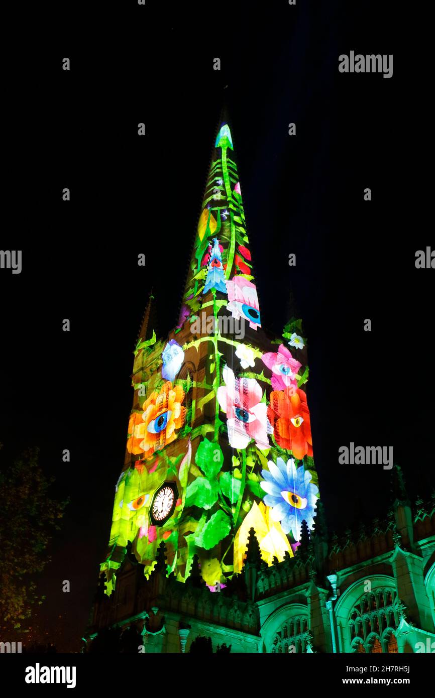 Creative artist Novak's 'Still' projection illumination display on