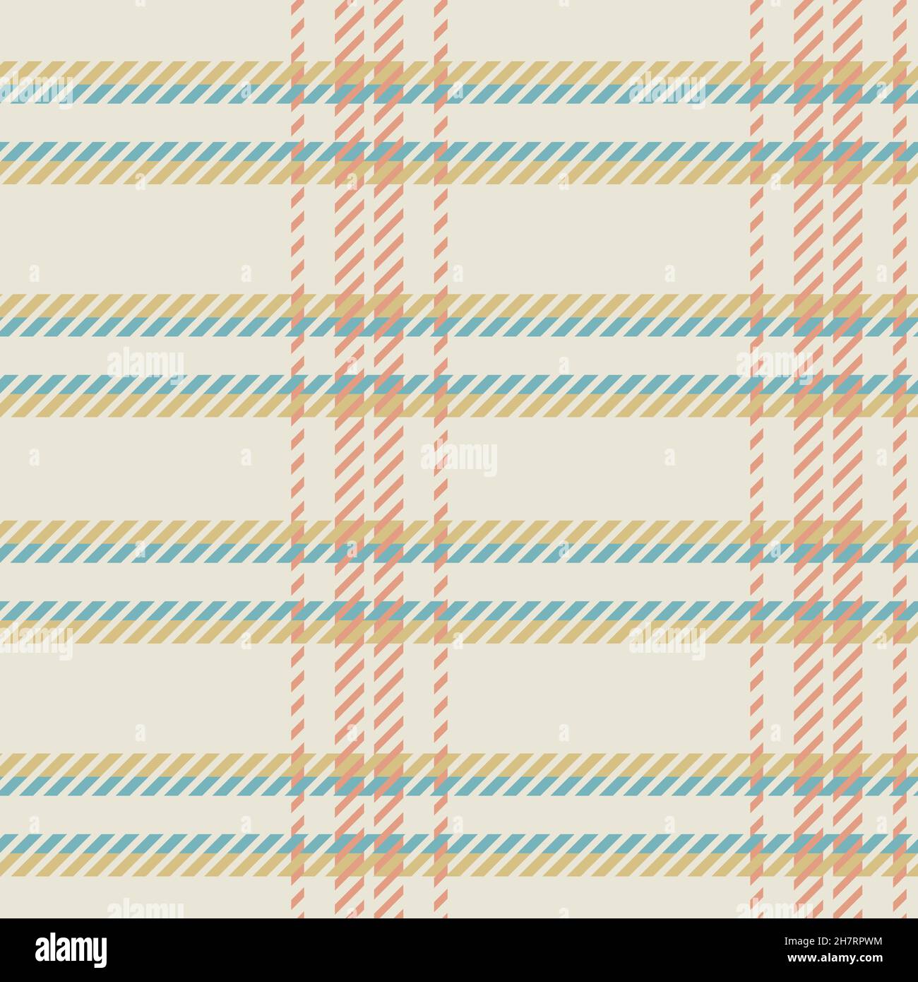 Gender neutral seamless plaid vector pattern. Gingham baby color ...