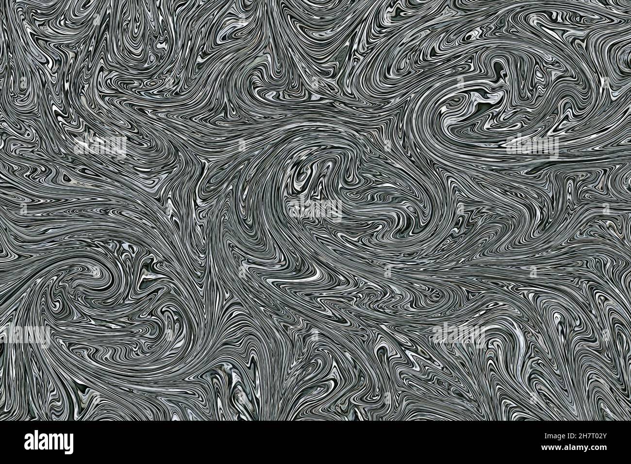 3d rendering of black and white abstract background with waves Stock ...