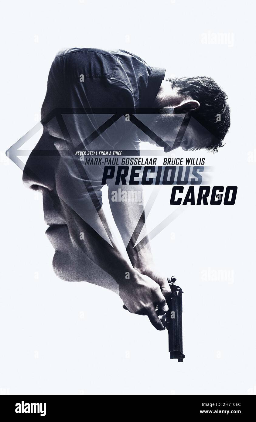RELEASE DATE: April 22 2016 TITLE: Precious Cargo STUDIO: Lionsgate DIRECTOR: Max Adams PLOT: A crime boss tries to make off with loot that belongs to another thief. STARRING: Bruce Willis, Mark-Paul Gosselaar, Claire Forlani poster art. (Credit Image: © Lionsgate/Entertainment Pictures) Stock Photo